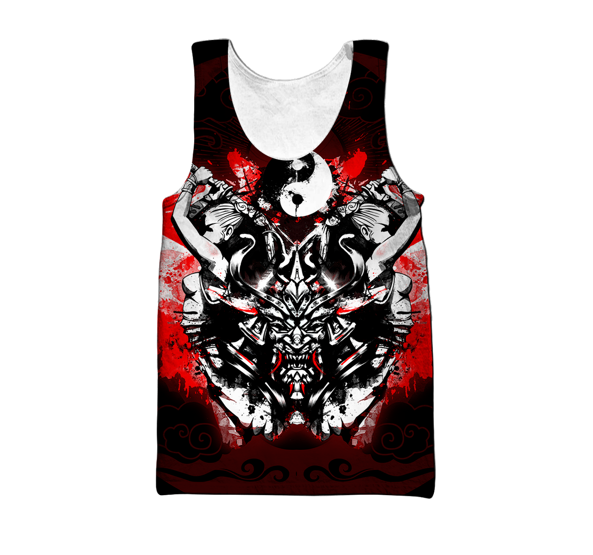 Premium Unisex 3D Printed Yin And Yang Samurai Shirts MEI