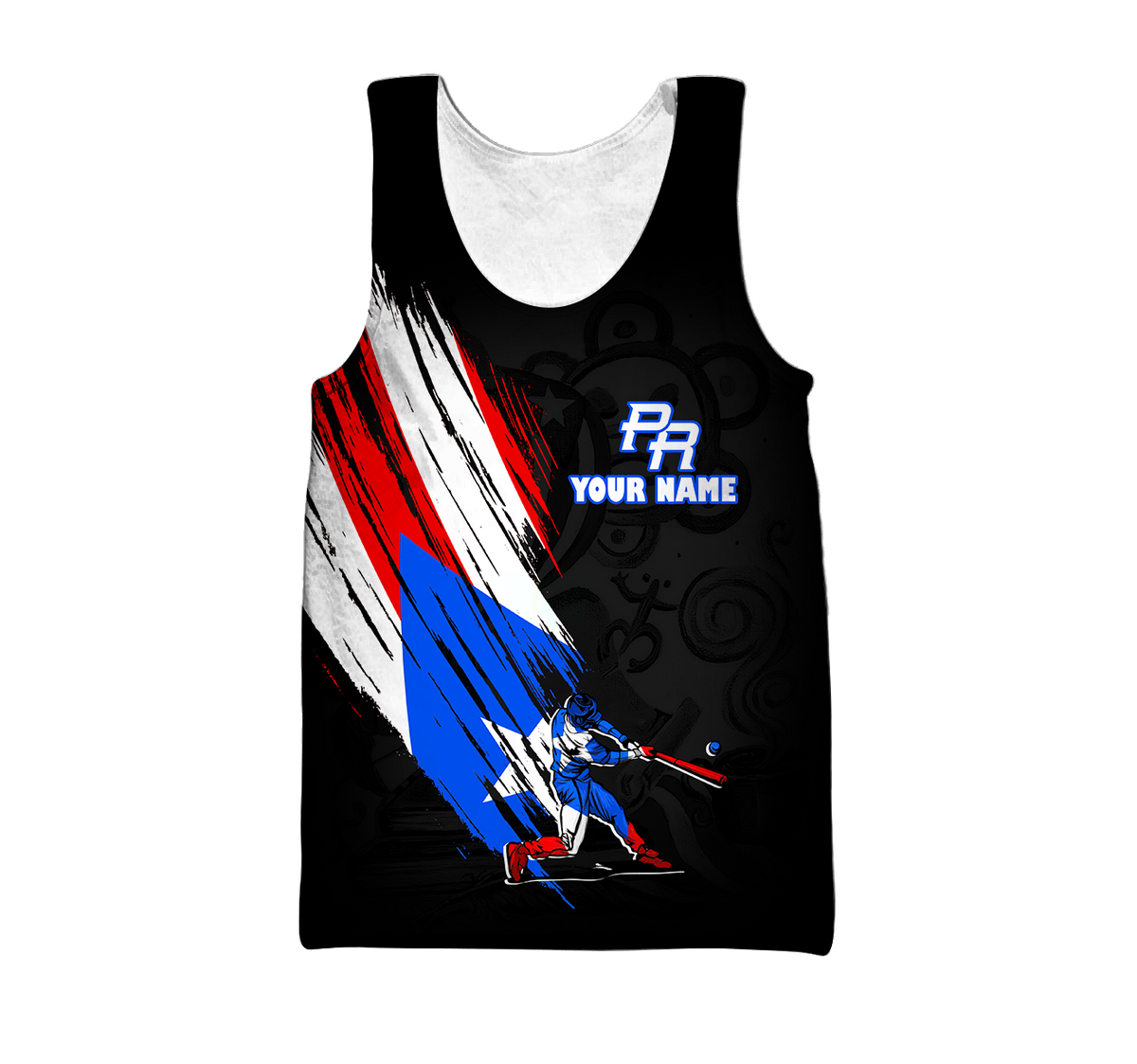 Custom Name Baseball Puerto Rico Hoodie For Men And Women MH15032102