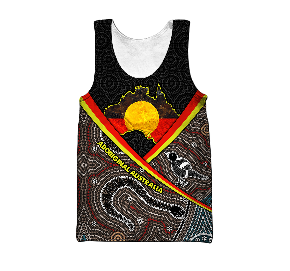 Custom name Proud to be aboriginal Totem Brown 3d printed shirts