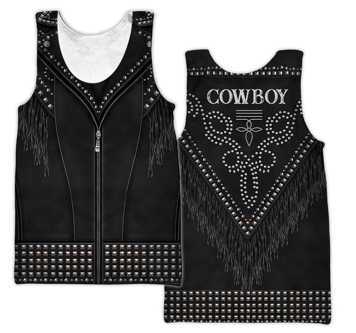 Native Cowboy Jacket No22 Cosplay 3D Over Printed Unisex Deluxe Hoodie ML