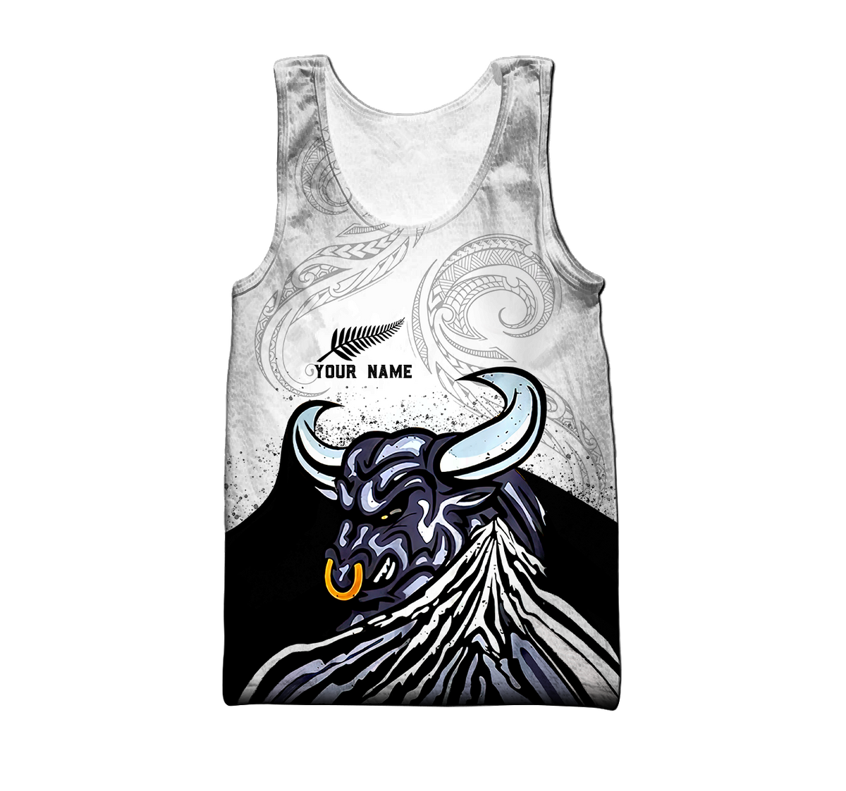 Personalized Name Bull Riding 3D All Over Printed Unisex Shirts Maori Pattern