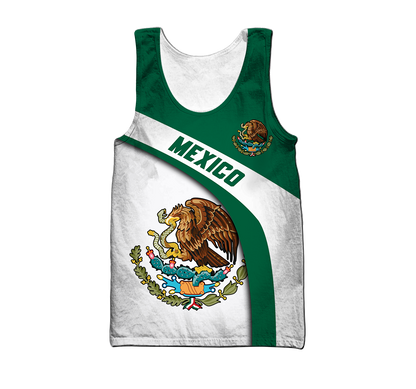 Persionalized Mexico 3D All Over Printed Shirts For TNA18032105