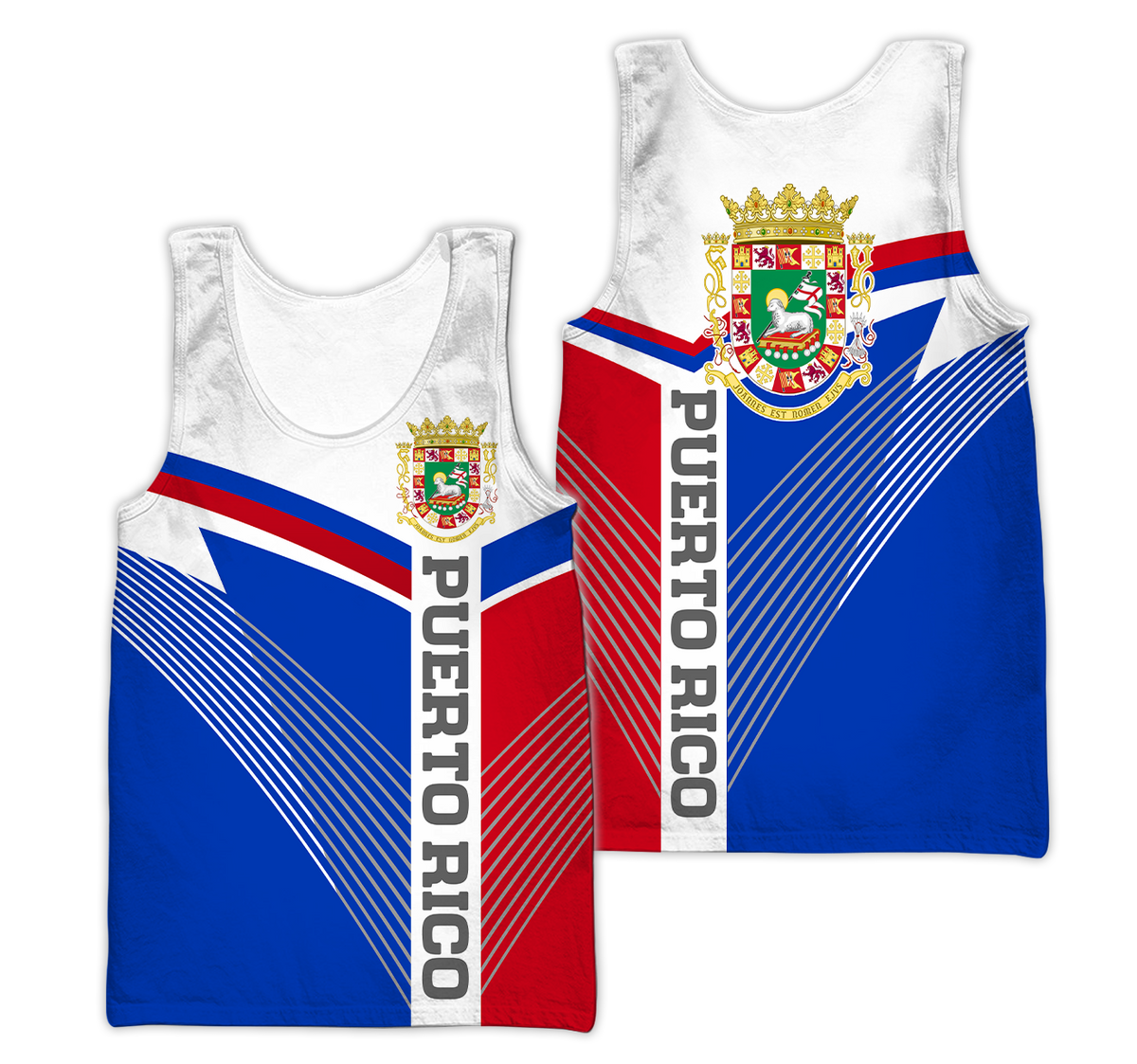 Customize Name Love For Puerto Rico 3D All Over Printed Unisex Shirts