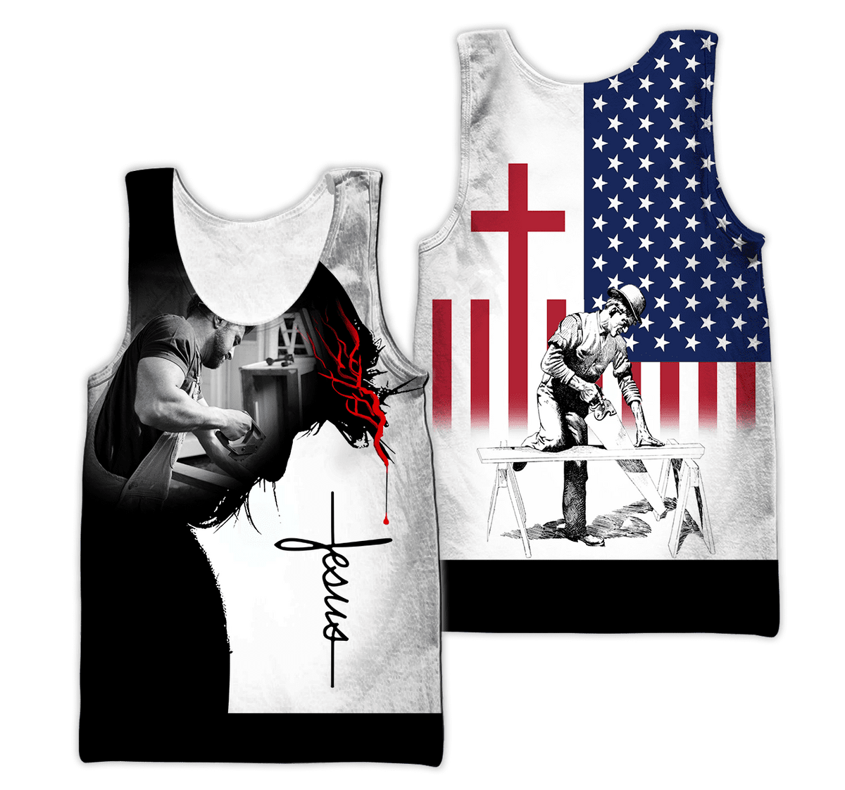 Premium Jesus Carpenter 3D All Over Printed Unisex
