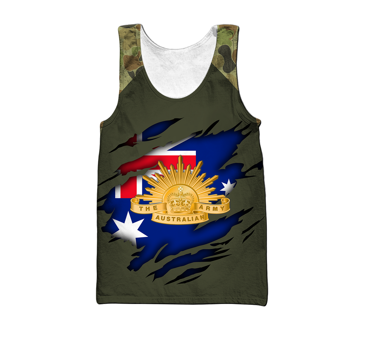 Personalized Australian Army Just The Tip I Promise 3D Printed Unisex Shirts TN
