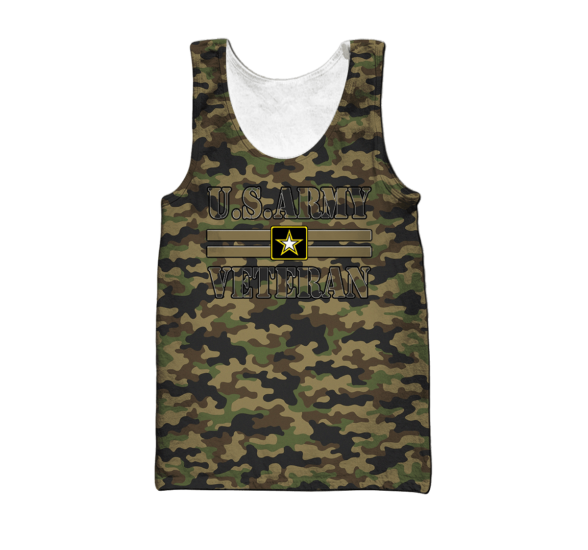 US Army Veteran Personalized Name 3D All Over Printed Unisex Hoodie