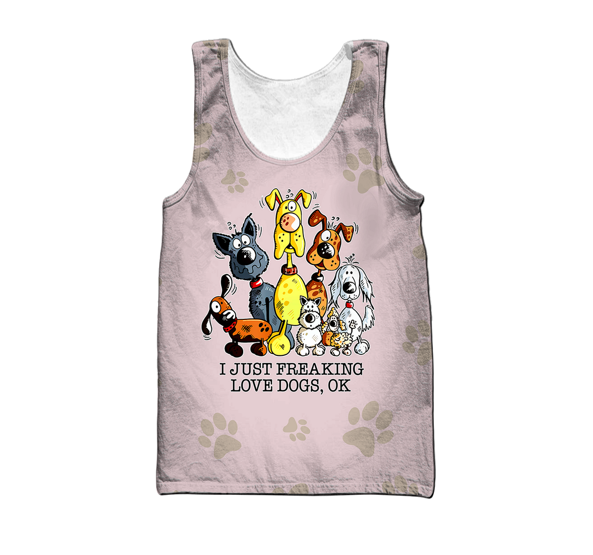 3D All Over Printed Dog Make Me Happy Unisex Shirts XT