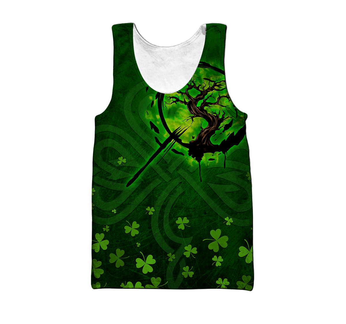 Premium Unisex Hoodie Irish St.Patrick Tree Of Life ML