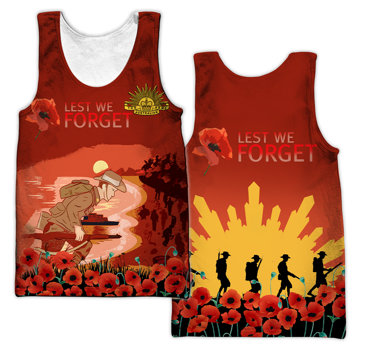 Premium Unisex Hoodie Remember Anzac Day ML PD25022101