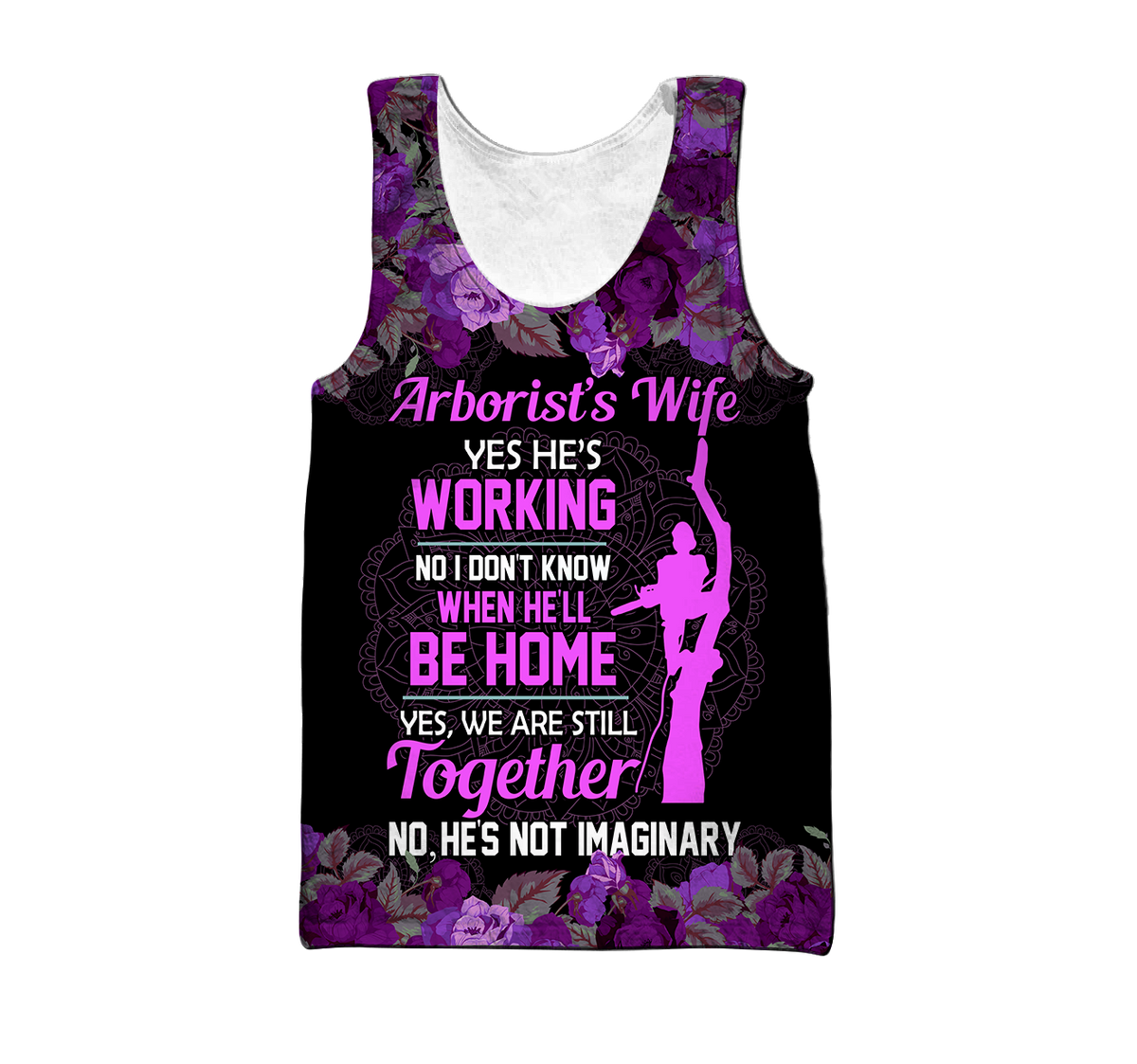 Arborist's wife 3d purple hoodie dress