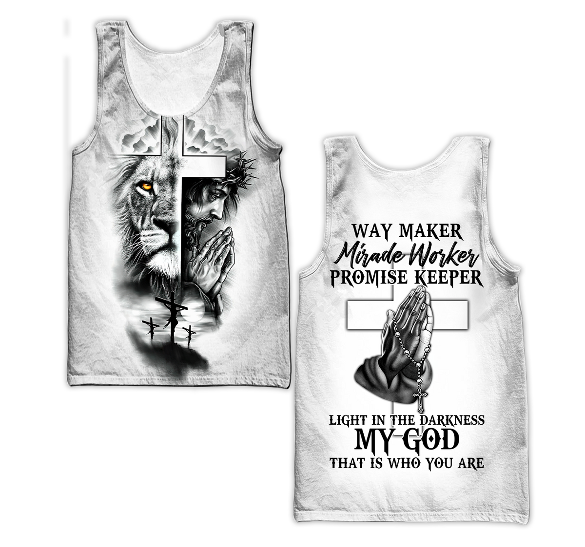 Miracle Worker Jesus 3D All Over Printed Shirts