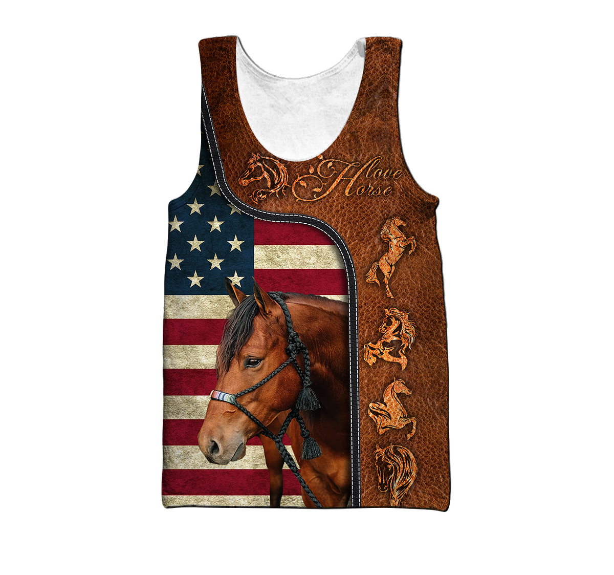 Love Horse 3D All Over Printed Unisex Shirts PD19112002