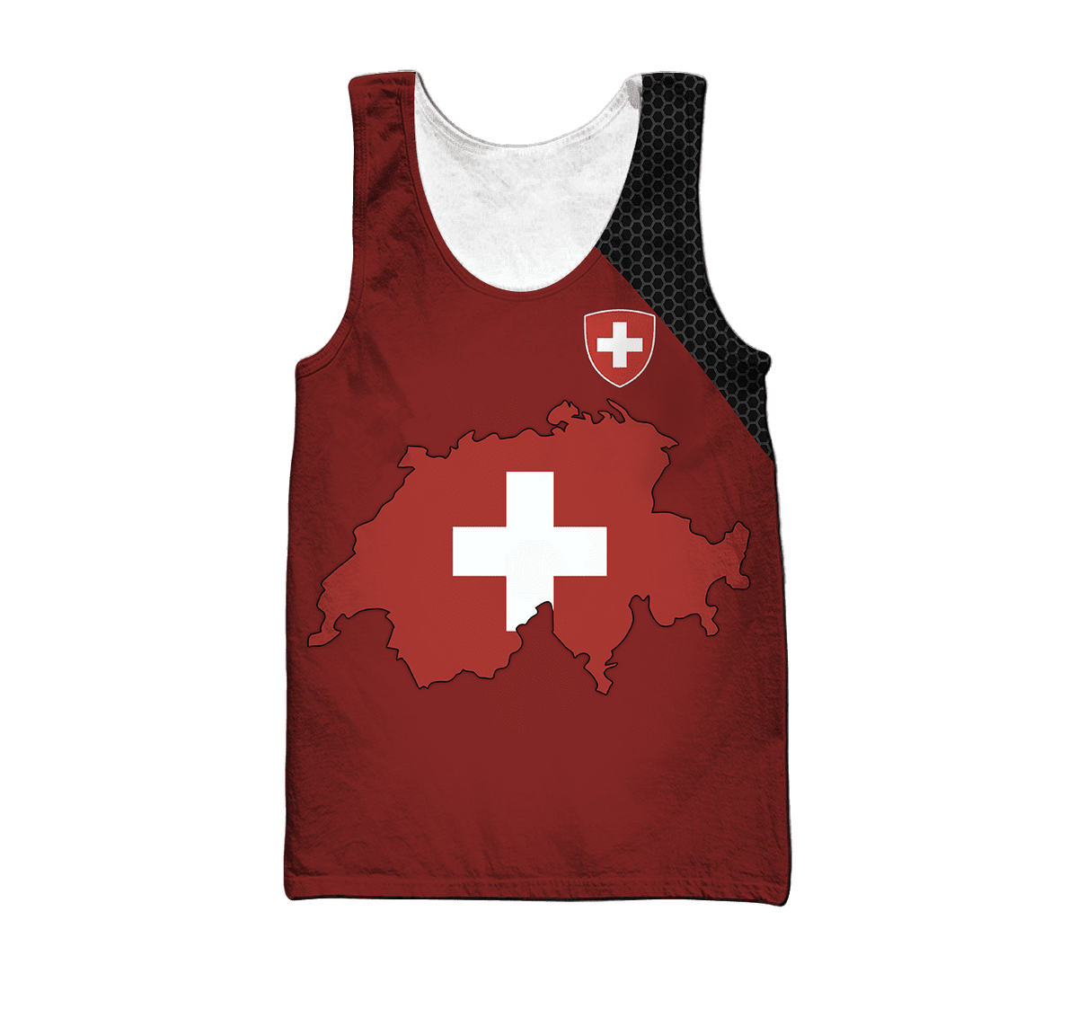 Switzerland 3D All Over Printed Unisex Shirts