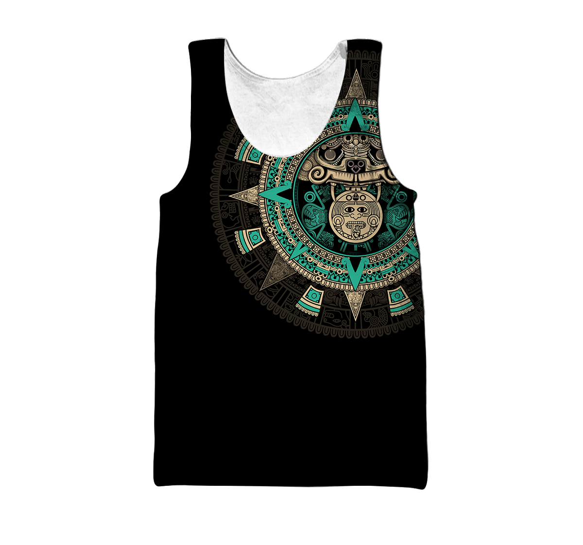 Aztec Mexico Blue 3D All Over Printed Unisex Hoodie