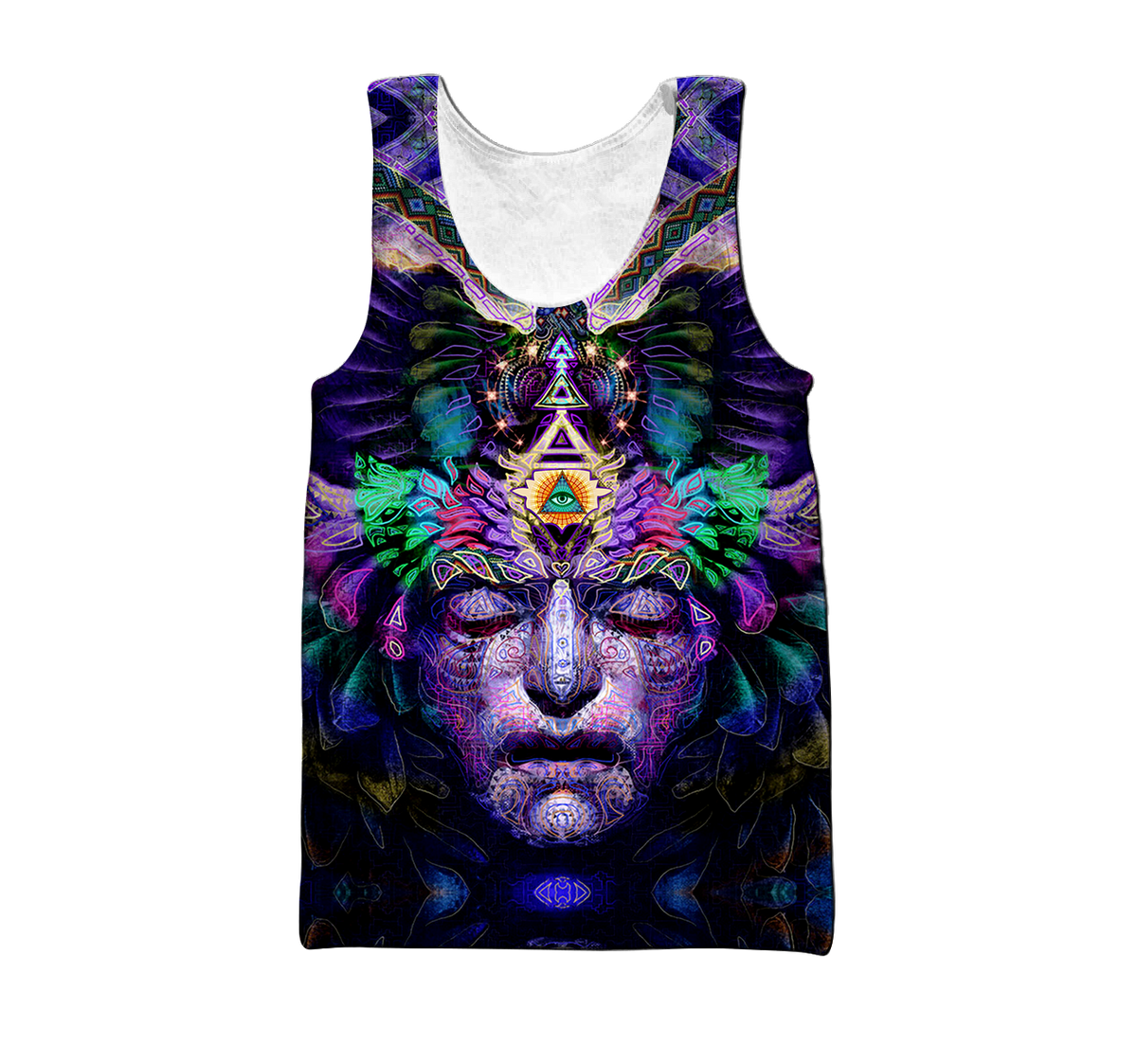 Illuminated 3D All Over Printed Unisex Shirts Psychedelic All Seeing Eyes