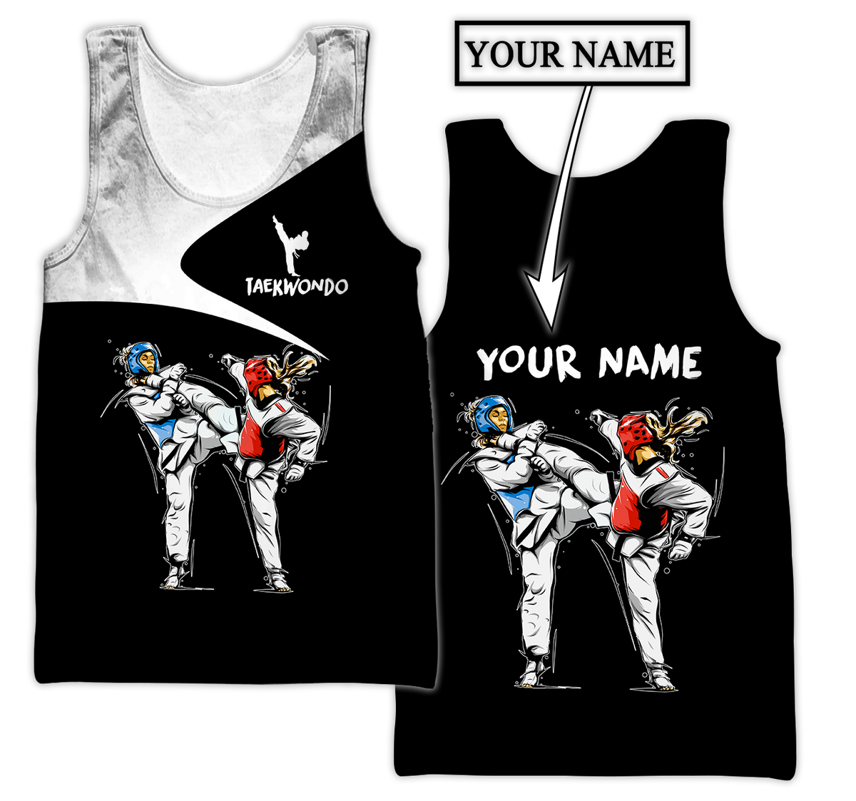 Customize Name Taekwondo Hoodie For Men And Women DD26032106