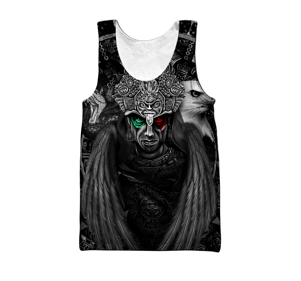 Aztec Warrior 3D All Over Printed Shirts For Men And Women