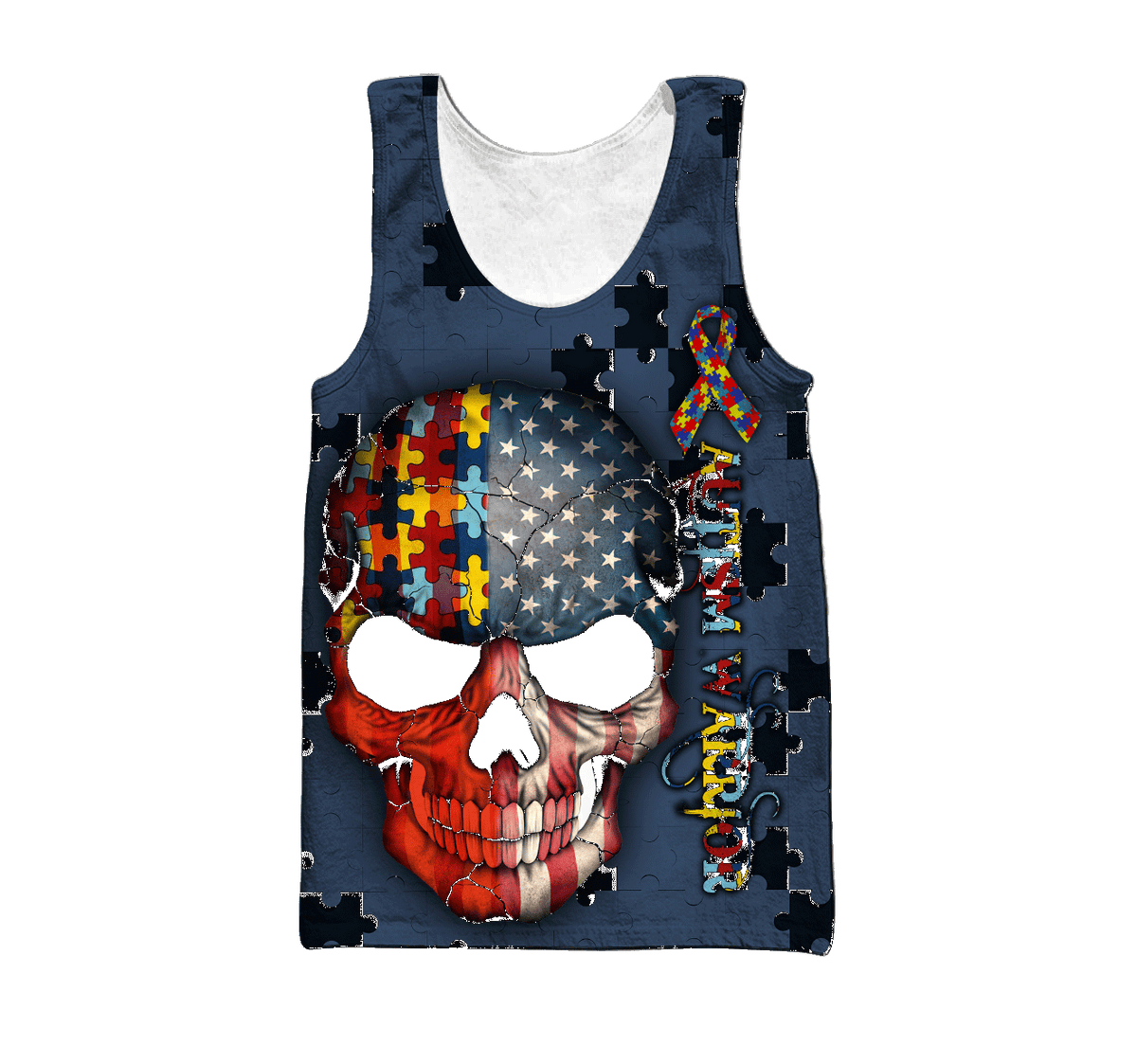 3D All Over Printed Autism Awareness Unisex Shirts Custom Name XT
