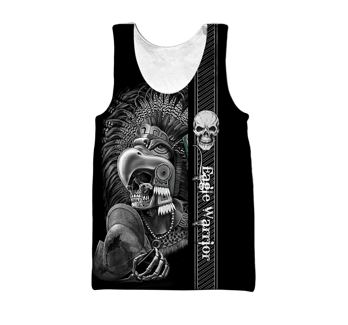 Eagle Warrior Aztec Mexican 3D All Over Printed Hoodie