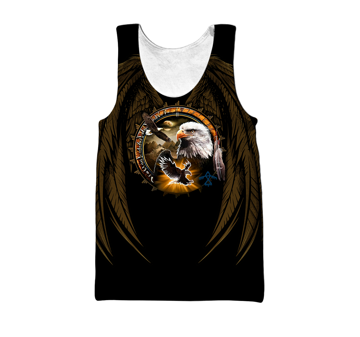Eagle Native American 3D All Over Printed Unisex Shirts