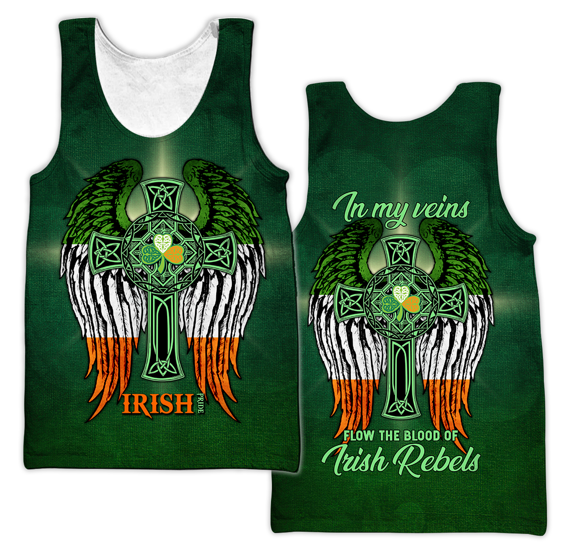 Irish In My Veins 3D All Over Printed Unisex Shirts DQB20022021