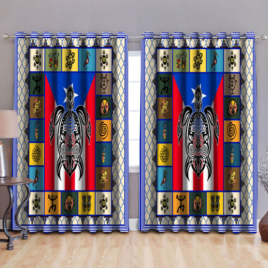 Puerto Rico Beautiful Window Curtains