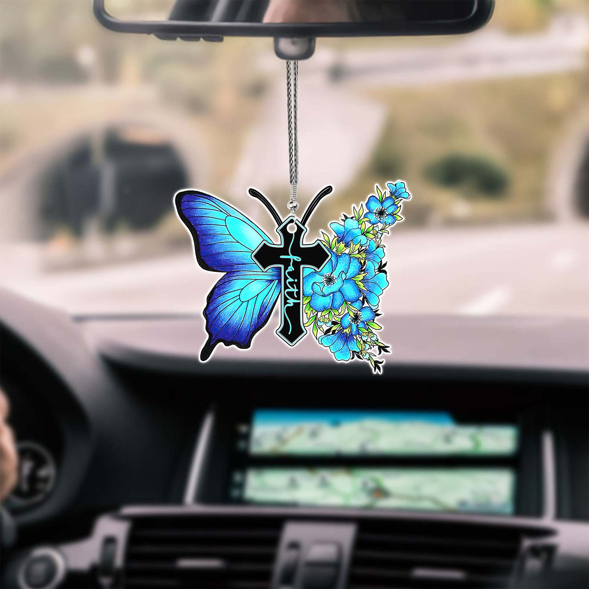 Butterfly Faith Unique Design Car Hanging Ornament