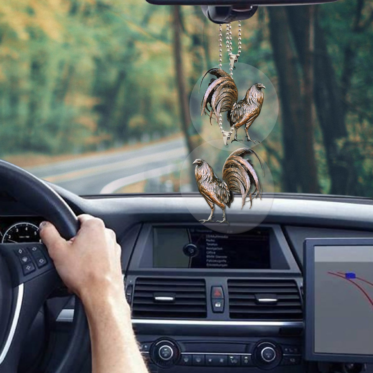 Rooster Unique Design Car Hanging Ornament TNA17052106