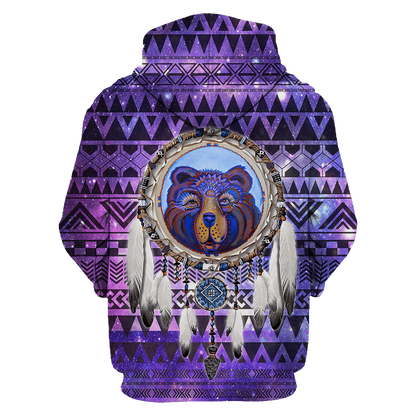 Bear Native American 3D All Over Printed Unisex Shirts