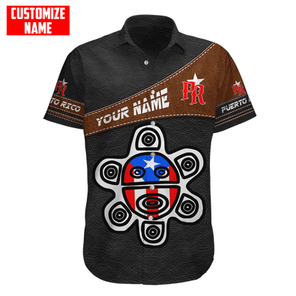 Customize Name Puerto Rico Hawaii Shirt For Men And Women