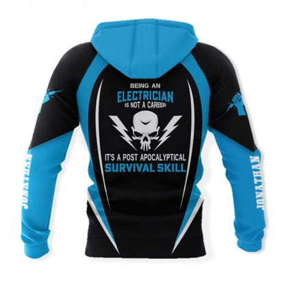 Premium Personalized 3D Printed Electrician Shirts MEI