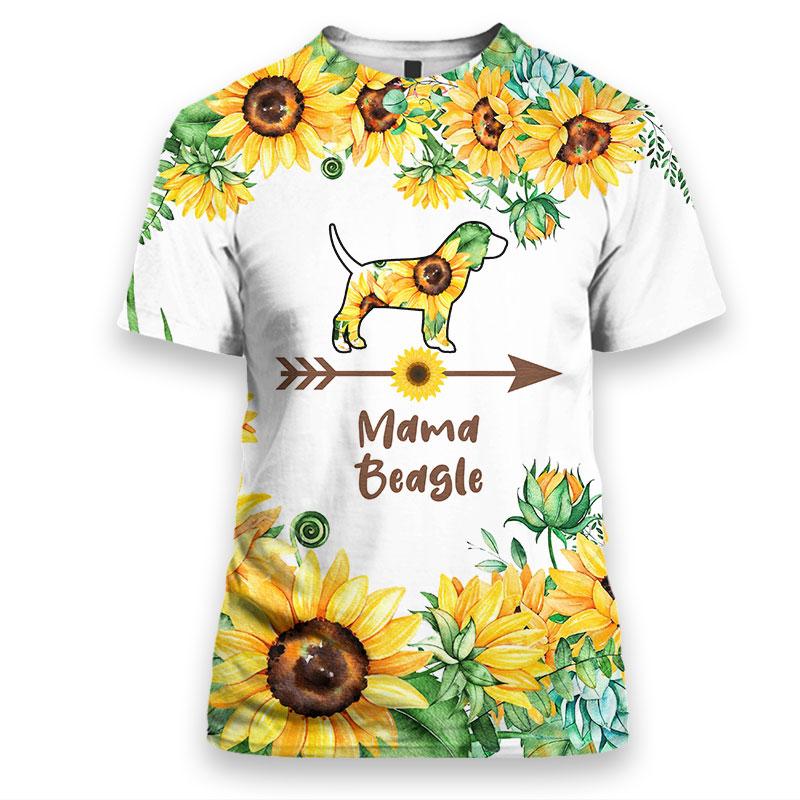 Beagle Mama - Mother's Day Gift 3D Unisex Shirt