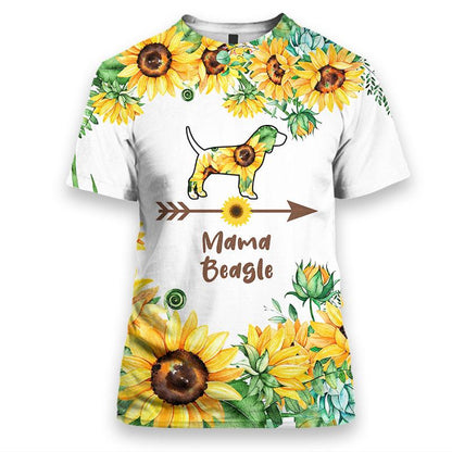 Beagle Mama - Mother's Day Gift 3D Unisex Shirt