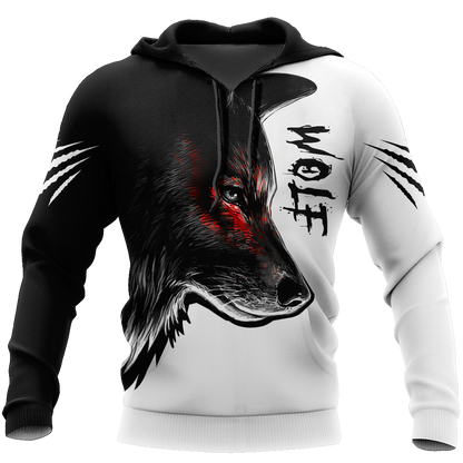 Wolf 3D All Over Printed Shirts For Men and Women HAC080501-Apparel-TT-Hoodie-S-Vibe Cosy™