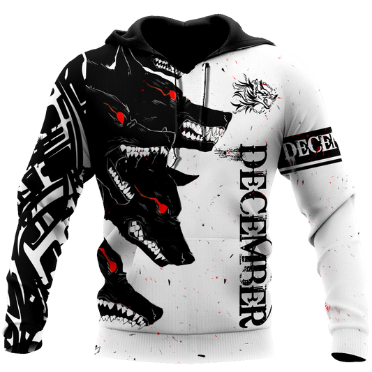 The Dark Wolf December 3D All Over Printed Unisex Deluxe Hoodie ML