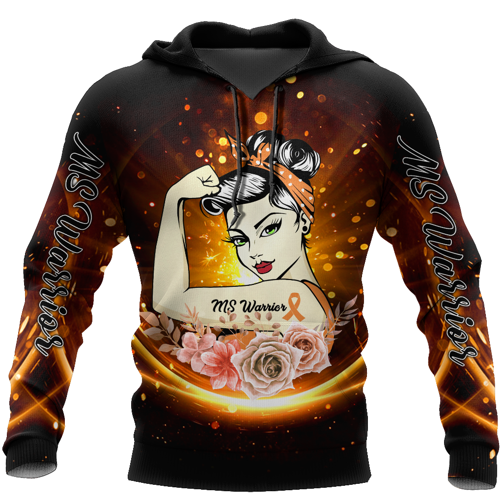 Multiple sclerosis warrior 3d hoodie shirt for men and women HAC270406-Apparel-HG-Hoodie-S-Vibe Cosy™