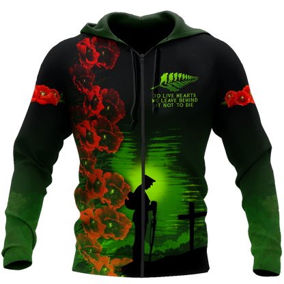 The salute to heroes 3d all over printed shirt and short for man and women-Apparel-PL8386-Zipped Hoodie-S-Vibe Cosy™