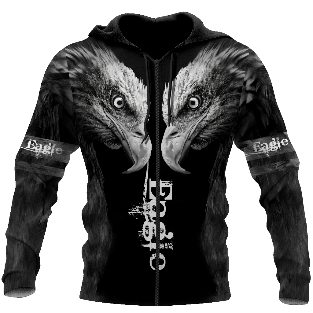 Awesome Eagle Tattoo Hoodie 3D All Over Printed Shirts For Men HHT01092001-LAM