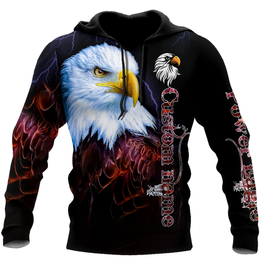 Eagle Custom Name 3D All Over Printed Shirts For Men