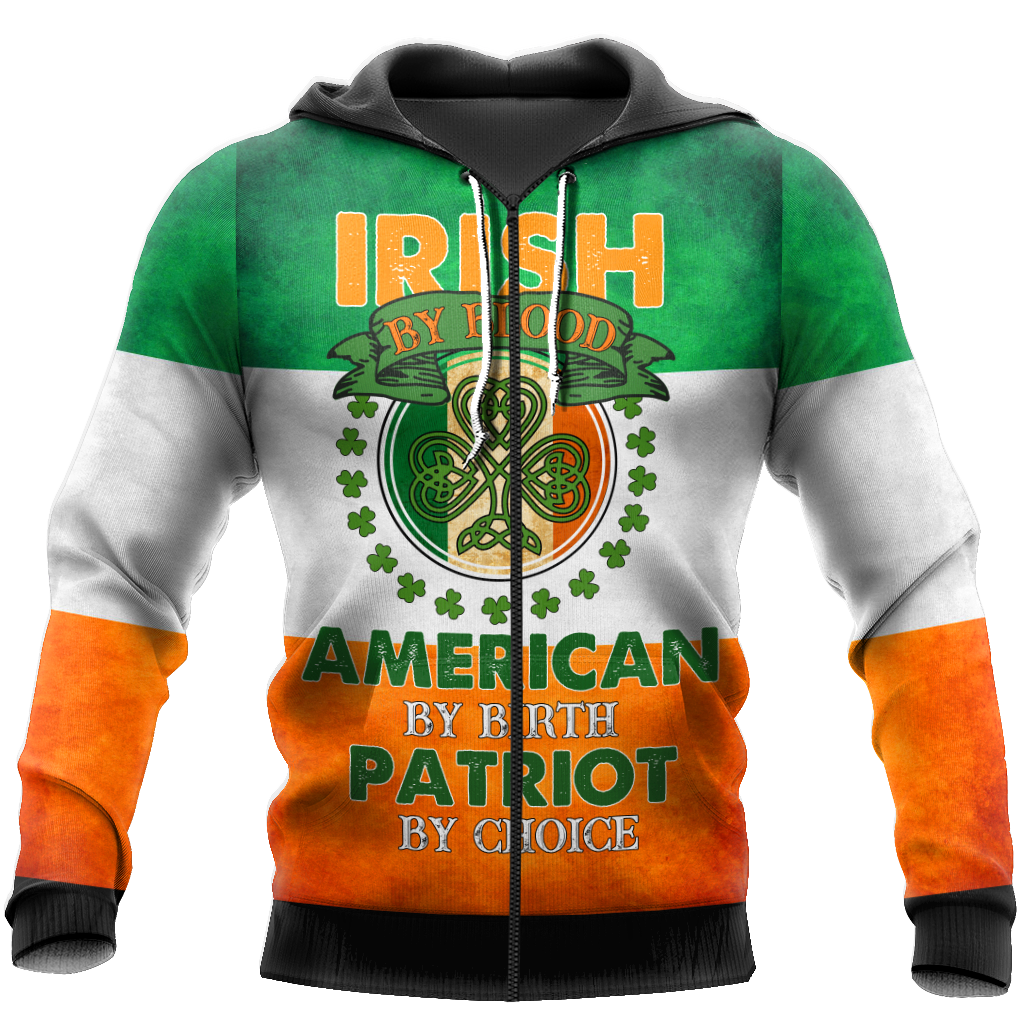 Irish St.Patrick day 3d hoodie shirt for men and women HVT31102002