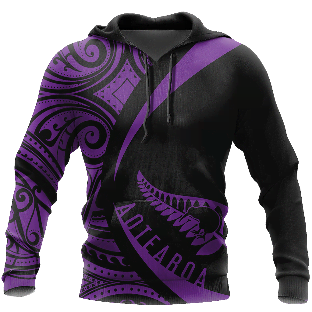 Aotearoa Maori Hoodie - Circle Style HC3001 - Amaze Style™-Apparel