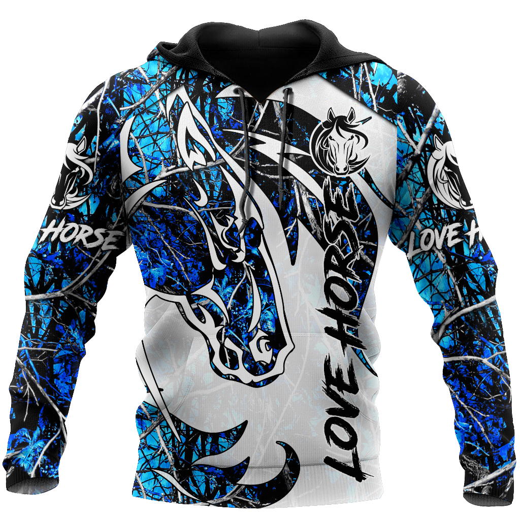Beautiful Horse 3D All Over Printed shirt for Men and Women Pi060102-Apparel-NNK-Hoodie-S-Vibe Cosy™