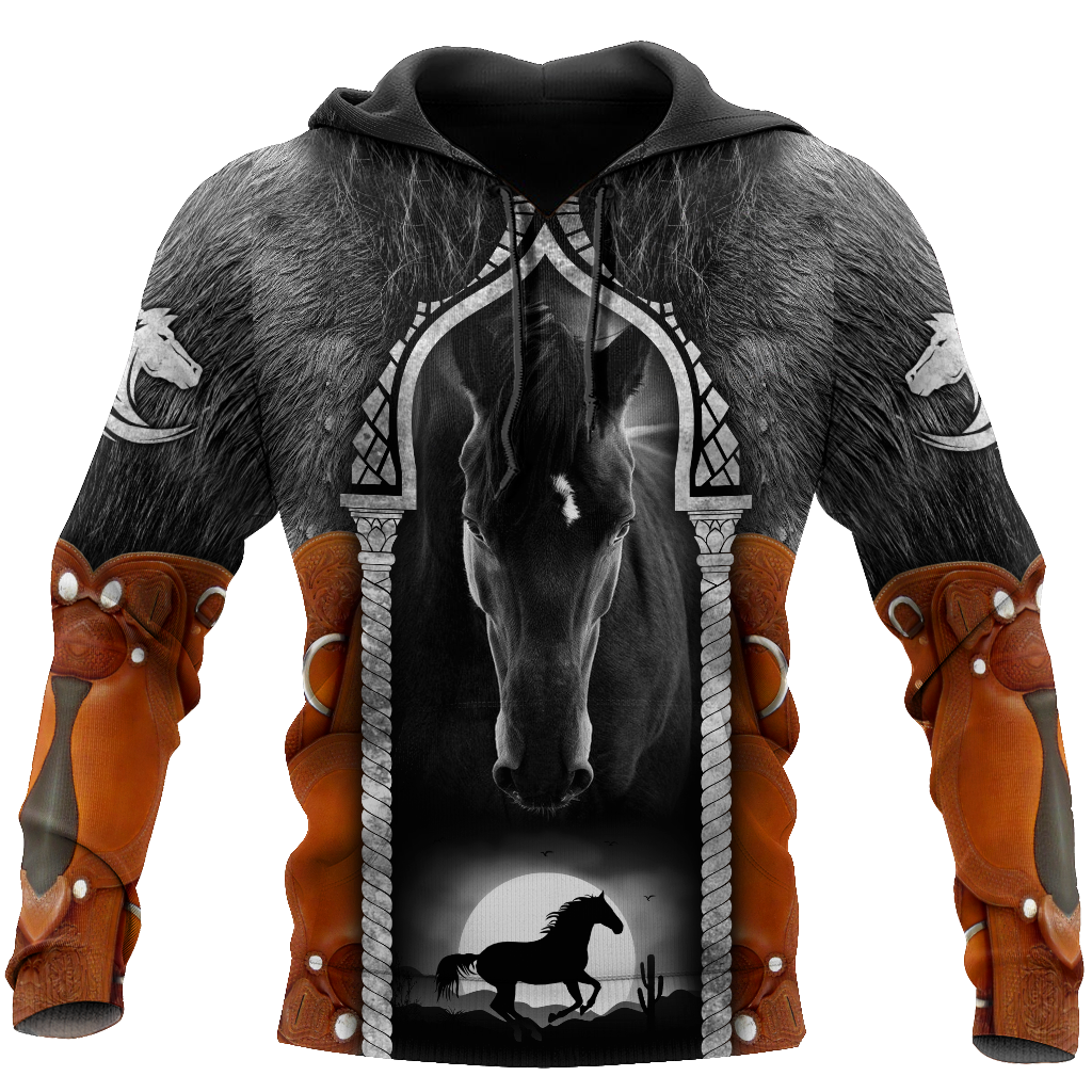 Beautiful Horse 3D All Over Printed shirt for Men and Women Pi080101-Apparel-NNK-Hoodie-S-Vibe Cosy™