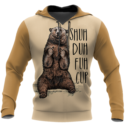 Shuh Duh Fuh Cup - Camping Bear NNKQ302A-Apparel-NNK-Hoodie-S-Vibe Cosy™