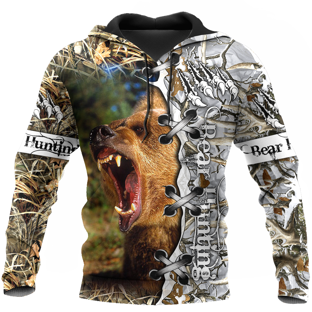 BEAR HUNTING CAMO 3D ALL OVER PRINTED SHIRTS FOR MEN AND WOMEN Pi061201 PL-Apparel-PL8386-Hoodie-S-Vibe Cosy™