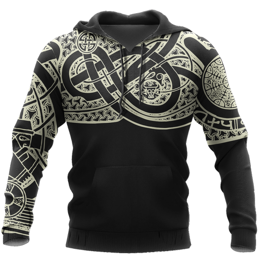 Viking Beautiful Hoodie-Apparel-HP Arts-Hoodie-S-Vibe Cosy™