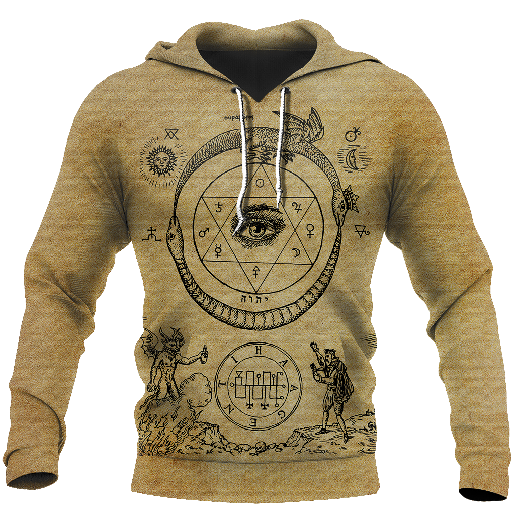 Alchemy 3D All Over Printed Shirts Hoodie JJ140102-Apparel-MP-Hoodie-S-Vibe Cosy™