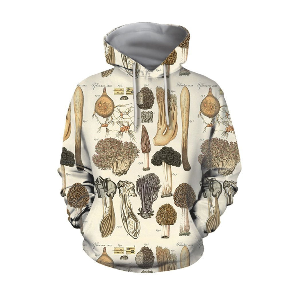 Beautiful Mushroom Art all over-Apparel-NTH-Hoodie-S-Vibe Cosy™