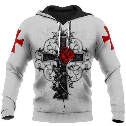 The Cross 3D All Over Printed Shirt Hoodie JJ020403-Apparel-MP-Hoodie-S-Vibe Cosy™