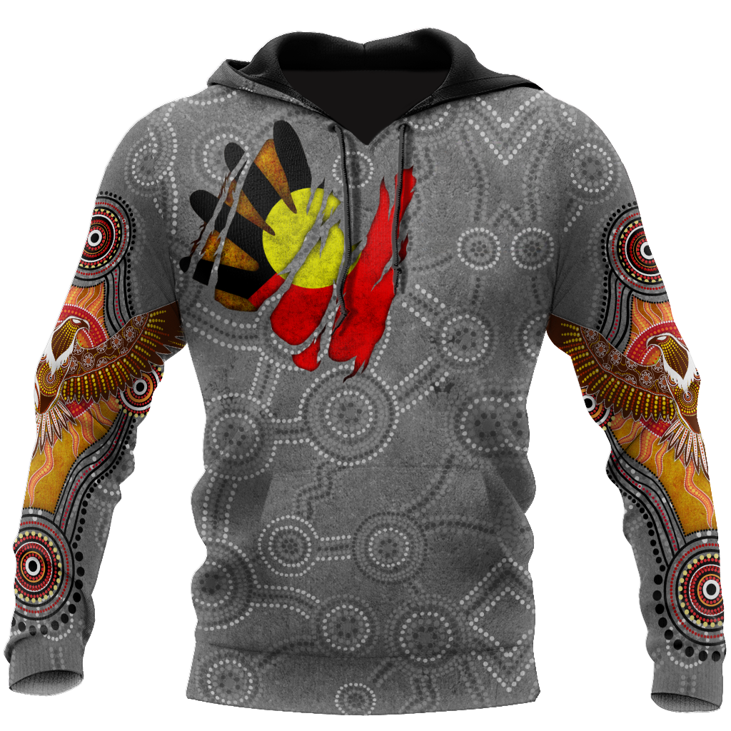 Aboriginal Australia In my heart 3D printed summer shirts